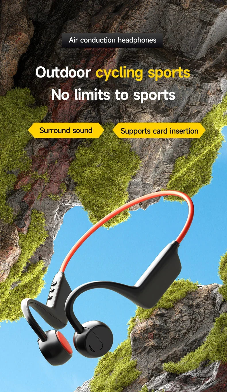 Auriculares de Conducción Ósea IPX8 Bluetooth Deportivos