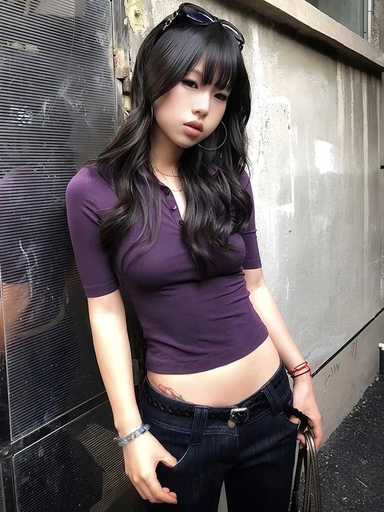 Top Japonés Estilo Y2K de los 2000s
