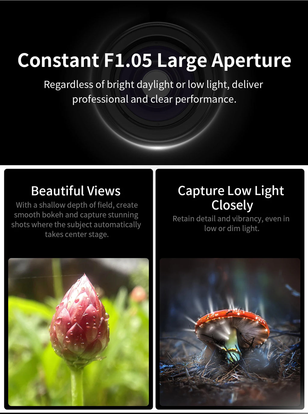 Lente Macro HD 10-20X para Teléfonos Inteligentes y Fotografía