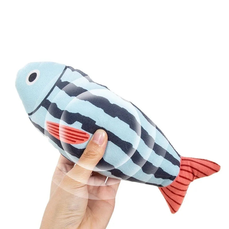 1 pieza de juguete creativo para gatos con forma de pez, resistente a mordeduras, hierba gatera, juguetes para masticar para mascotas, suministros de interacción para mascotas, favores para gatos