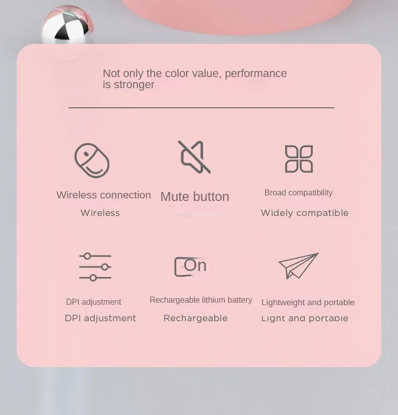 Ratón inalámbrico MINGCVIL, ratón Bluetooth recargable RGB, ratón inalámbrico para ordenador, ratón ergonómico para juegos para ordenador portátil, PC, DPI ajustable
