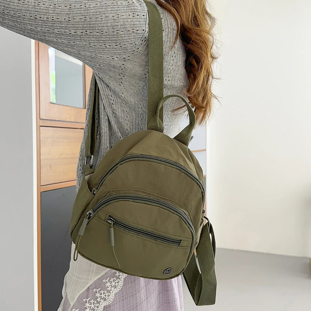 Mini Mochila Japonesa para Viajes de Mujer, Ligera, Pequeña, Mochila Ligera para Compras al Aire Libre, Bolso Pequeño
