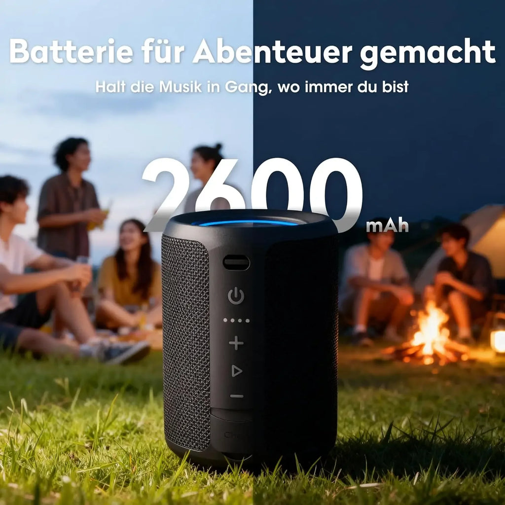 OHYAO X2 Mini Altavoz Bluetooth con Volumen Más Alto y Bajos Mejorados, IPX7 Impermeable, Inalámbrico, Bluetooth 5.3, Caja de Música Portátil