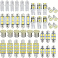 Kit de bombillas LED para coche, 42 Uds., 6000K, 12V, blanco, luz de mapa Interior, luz de techo, luz Interior de coche para un paseo más brillante