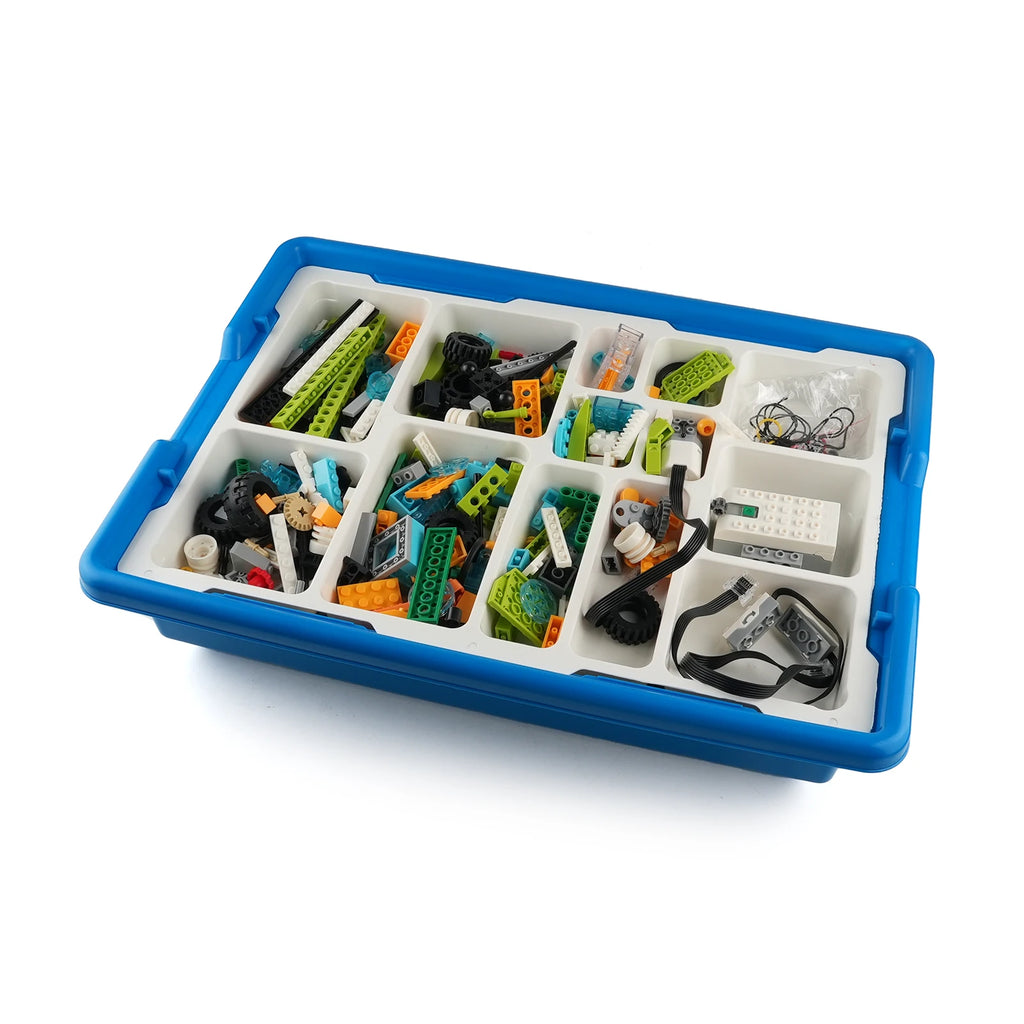 Juego de bloques de construcción robóticos de 280 Uds., juguete educativo de construcción STEM con caja organizadora y ladrillos manuales, regalo para niños