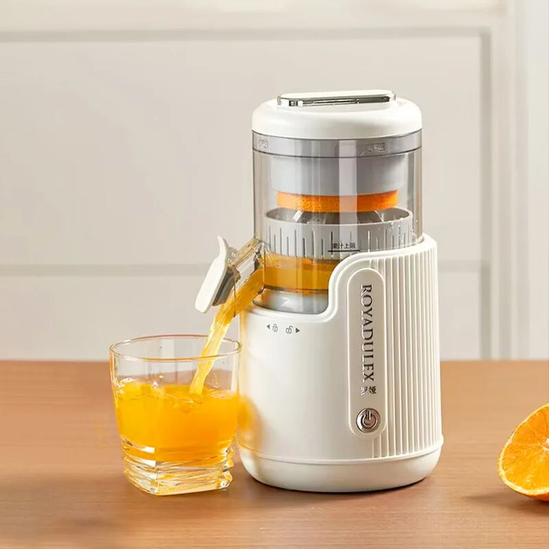 Exprimidor de Gran Diámetro con Separación de Jugo y Pulpa