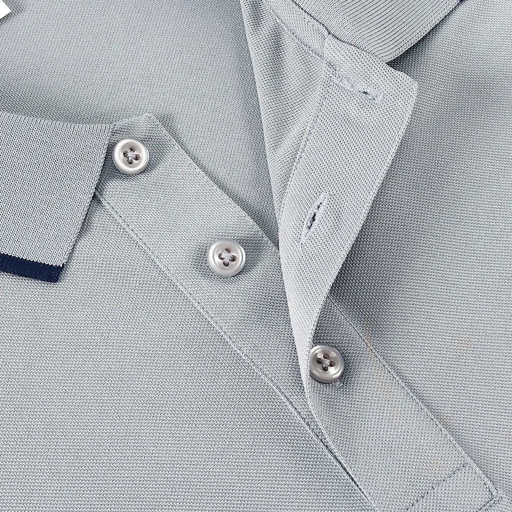 Camiseta de Seda Helada con Cuello Polo para Mujer