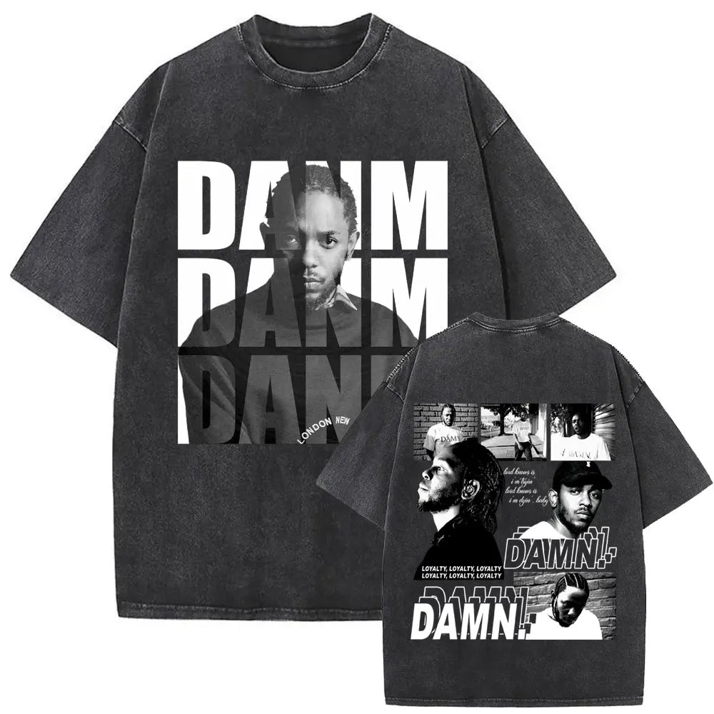 Camiseta Vintage Kendrick Lamar, Hip Hop Oversize, Unisex