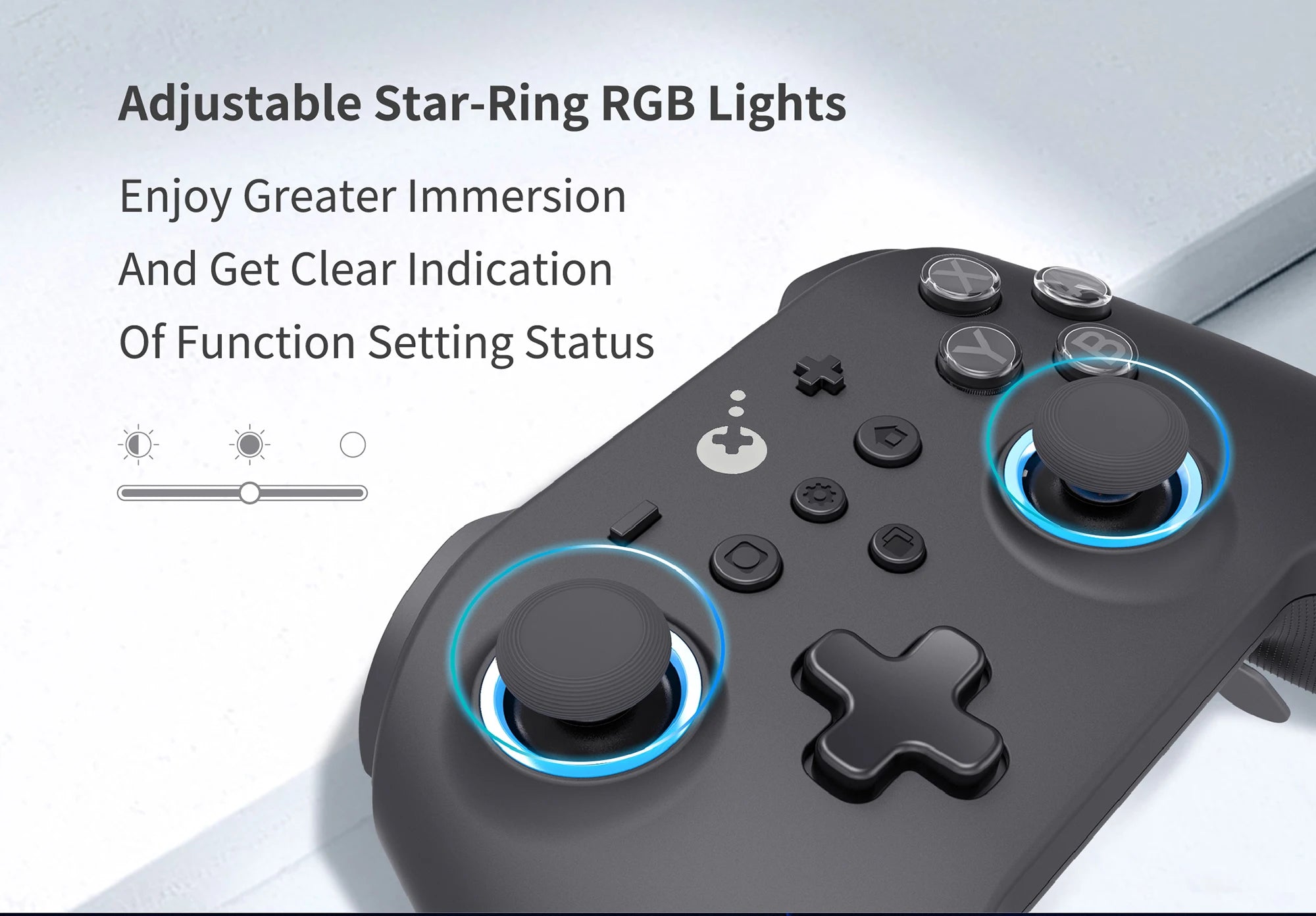 GuliKit-mando KK3 MAX NS39 KingKong 3, Gamepad con efecto Hall, Joysticks y disparadores para Windows, Nintendo Switch, Android e iOS