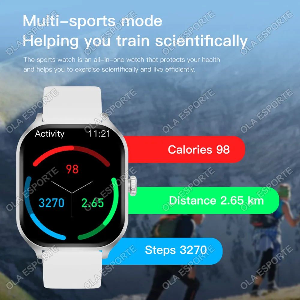 Reloj Inteligente Oxígeno y Presión Arterial Ma27