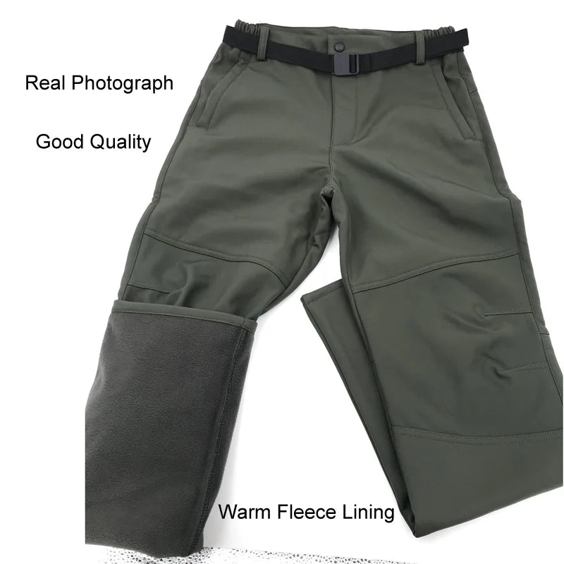 Chaquetas tácticas de piel de tiburón City Gargo para hombre, pantalones de senderismo, pesca, escalada, senderismo, pantalones informales para caza y acampada, M-5XL