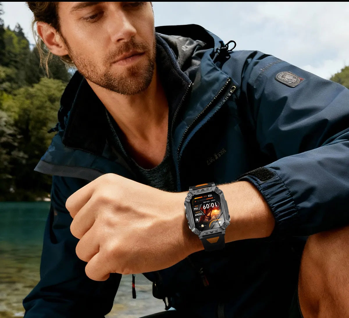 Nuevo Reloj Inteligente Militar TANK Ultra PRO 2026 para Hombre, Batería Grande de 1400mAh, Linterna, GPS, Resistente al Agua 10ATM, Llamadas Bluetooth, Reloj Deportivo Inteligente