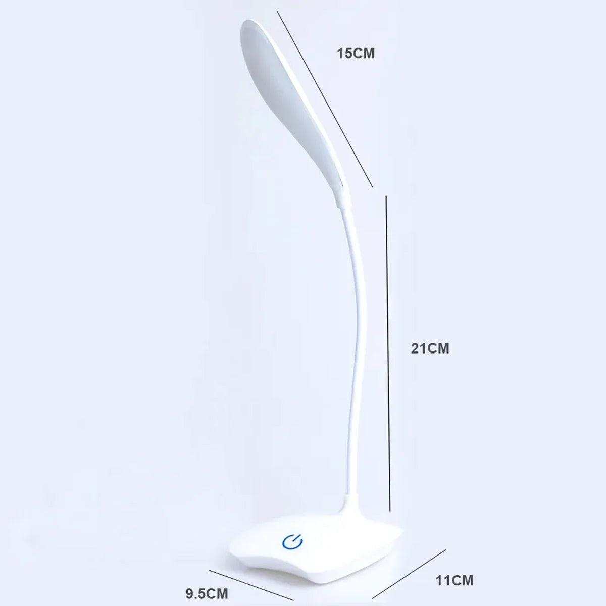 Lámpara LED de escritorio de lectura, lámpara de escritorio portátil, luz de mesa con carga USB, atenuación táctil, aprendizaje de protección ocular, iluminación de habitación y oficina