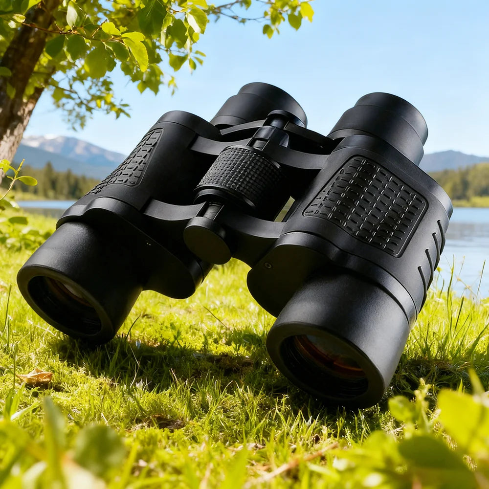 Binoculares APEXEL 80x80 HD con Visión Nocturna para Caza y Aire Libre