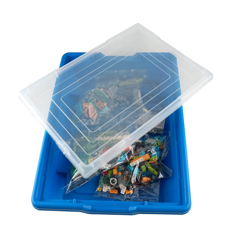 Juego de bloques de construcción robóticos de 280 Uds., juguete educativo de construcción STEM con caja organizadora y ladrillos manuales, regalo para niños