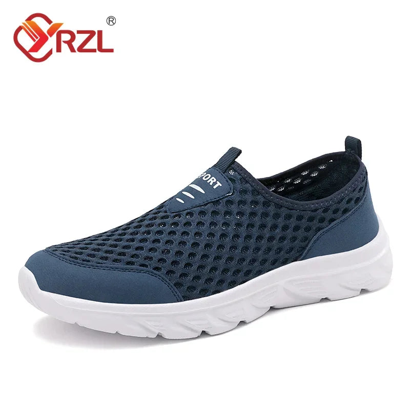 Zapatillas informales sin cordones para hombre - Transpirables
