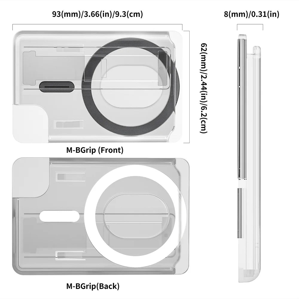 Funda Magnética 2 en 1 con Tarjetero para iPhone 16 15 14 Pro Max 13