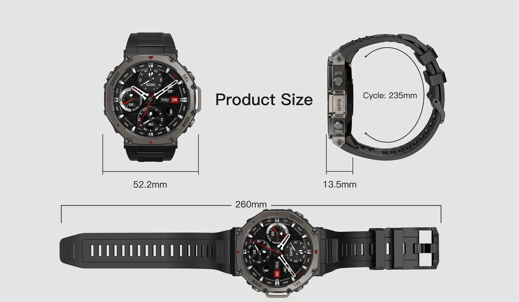T-Rex 3 Ultra Reloj Inteligente Militar AMOLED
