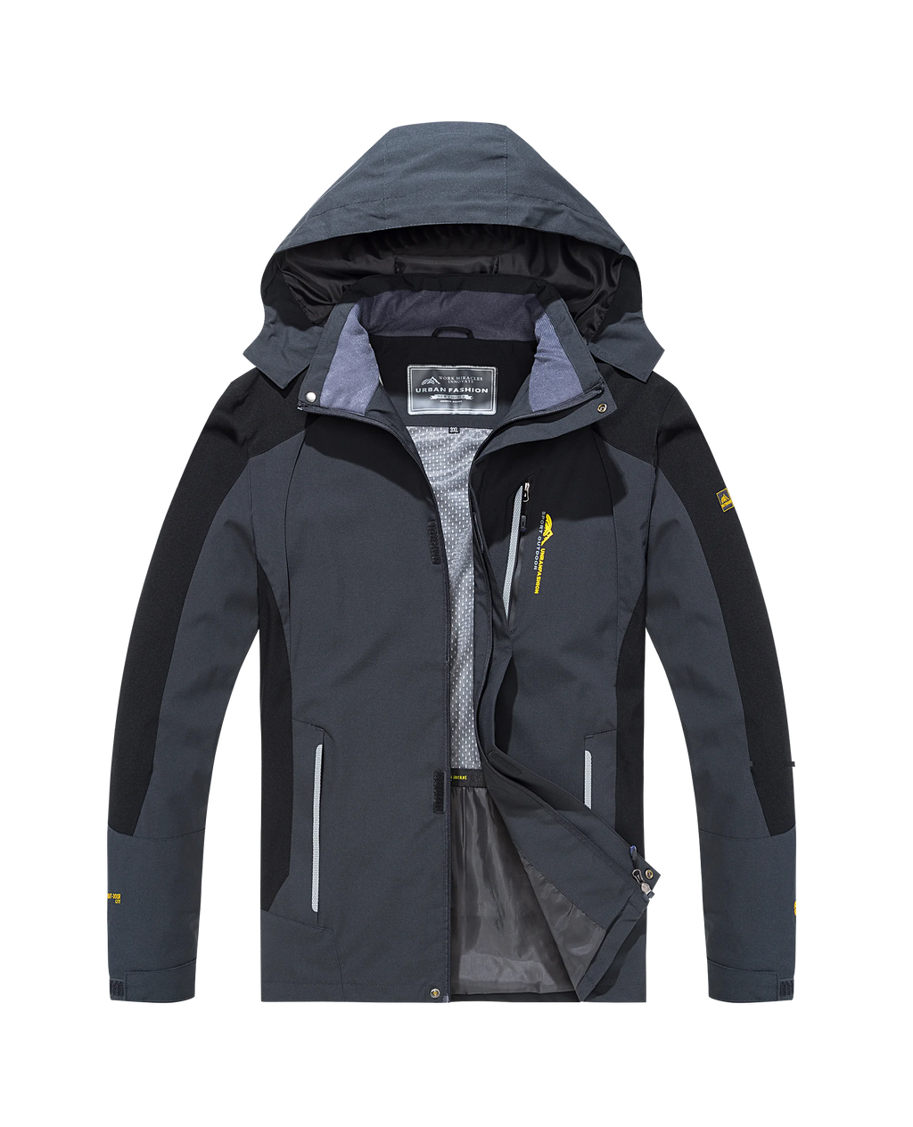Chaqueta de Senderismo Impermeable para Hombre, Cortavientos, Outdoor