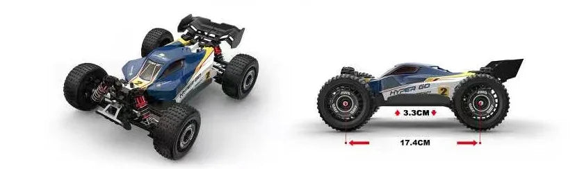 Nuevo Coche RC Mjx, Producto Nuevo, Escala 1:16, Sin Escobillas, Todoterreno, de Alta Velocidad, con Control Remoto, 16212 16213 4WD