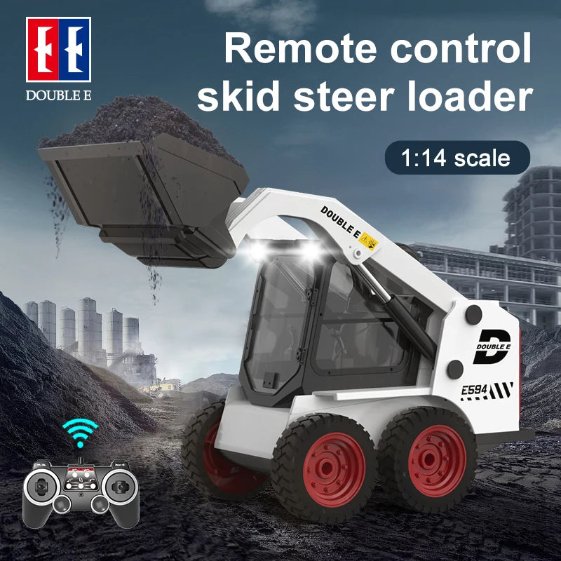 Excavadora RC 1:14 Doble E594 Control Remoto 360° con LED