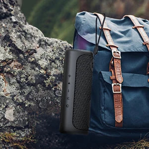 Ortizan Altavoz Bluetooth Portátil con Sonido HD de 24 W, Altavoces Bluetooth Inalámbrico 5.3, Entrada AUX, Tarjeta TF y USB, Luces LED, IPX7