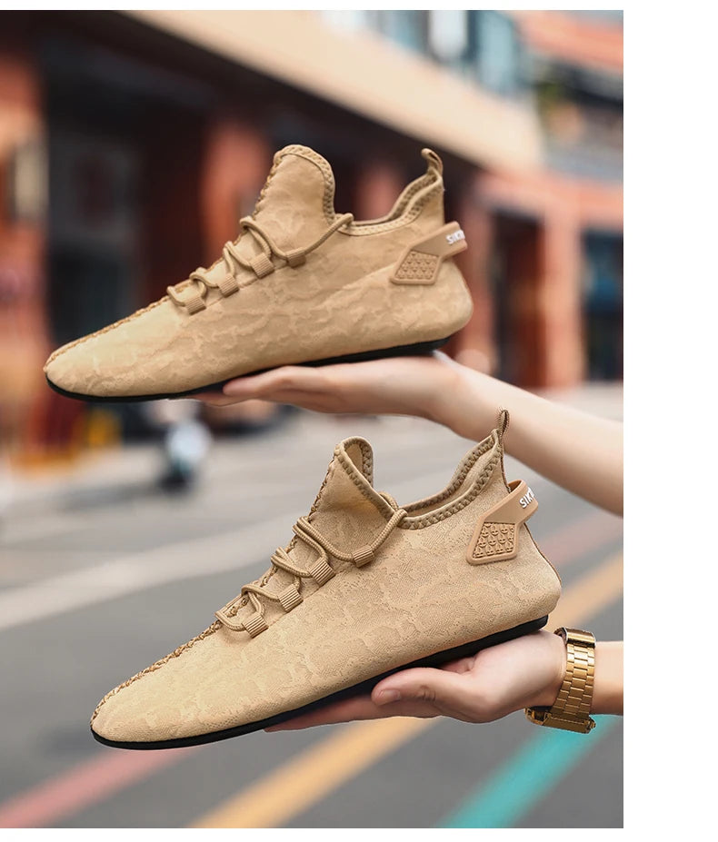 YRZL, mocasines de malla para hombre, mocasines para conducir, zapatos planos de alta calidad para caminar, mocasines informales antideslizantes transpirables, zapatos de verano para hombre
