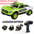 UDIRC Coche de Carreras Todoterreno de Alta Velocidad a Escala 1/12 SIERRA UD1203PRO 4WD, Buggy RC sin Escobillas para Desierto, Modelo de Hobby con Control Remoto para Adultos