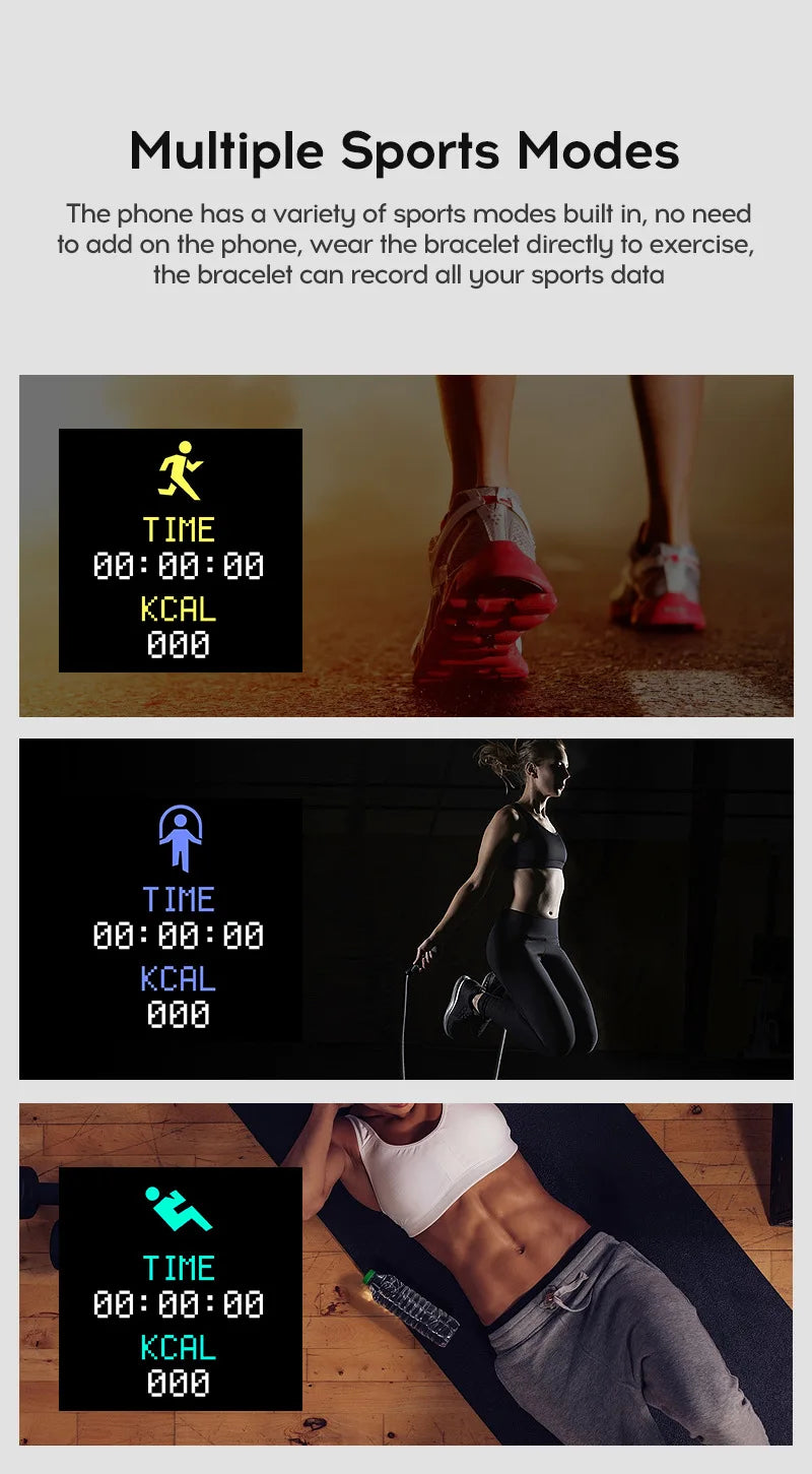 Reloj inteligente D20Pro para hombres y mujeres, reloj deportivo con seguimiento de actividad física, Monitor de ritmo cardíaco y presión arterial, reloj inteligente resistente al agua para Android IOS
