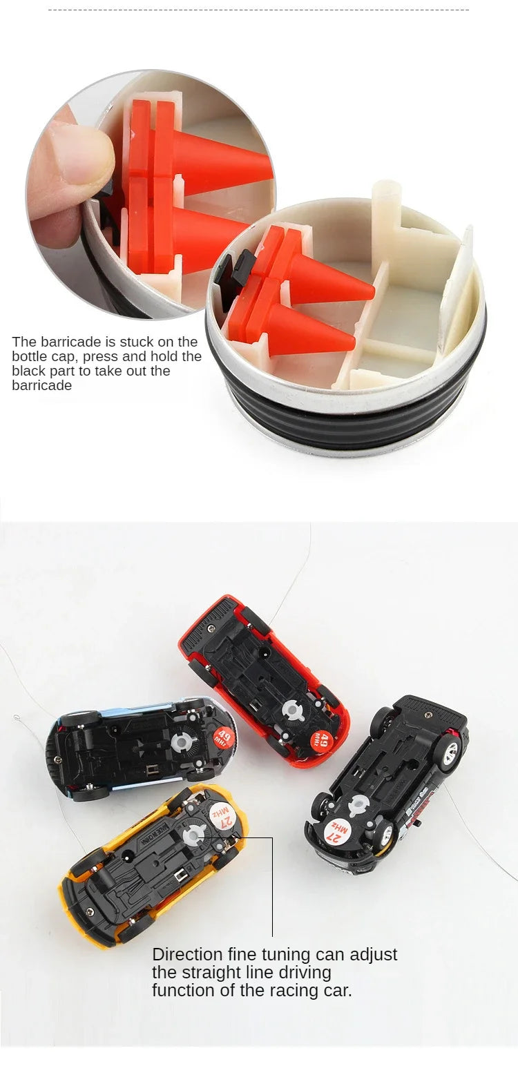 ¡Epico Mini RC Racer! Vehículo 4WD de tamaño Coke para aventuras de alta velocidad, el regalo divertido y definitivo para niños