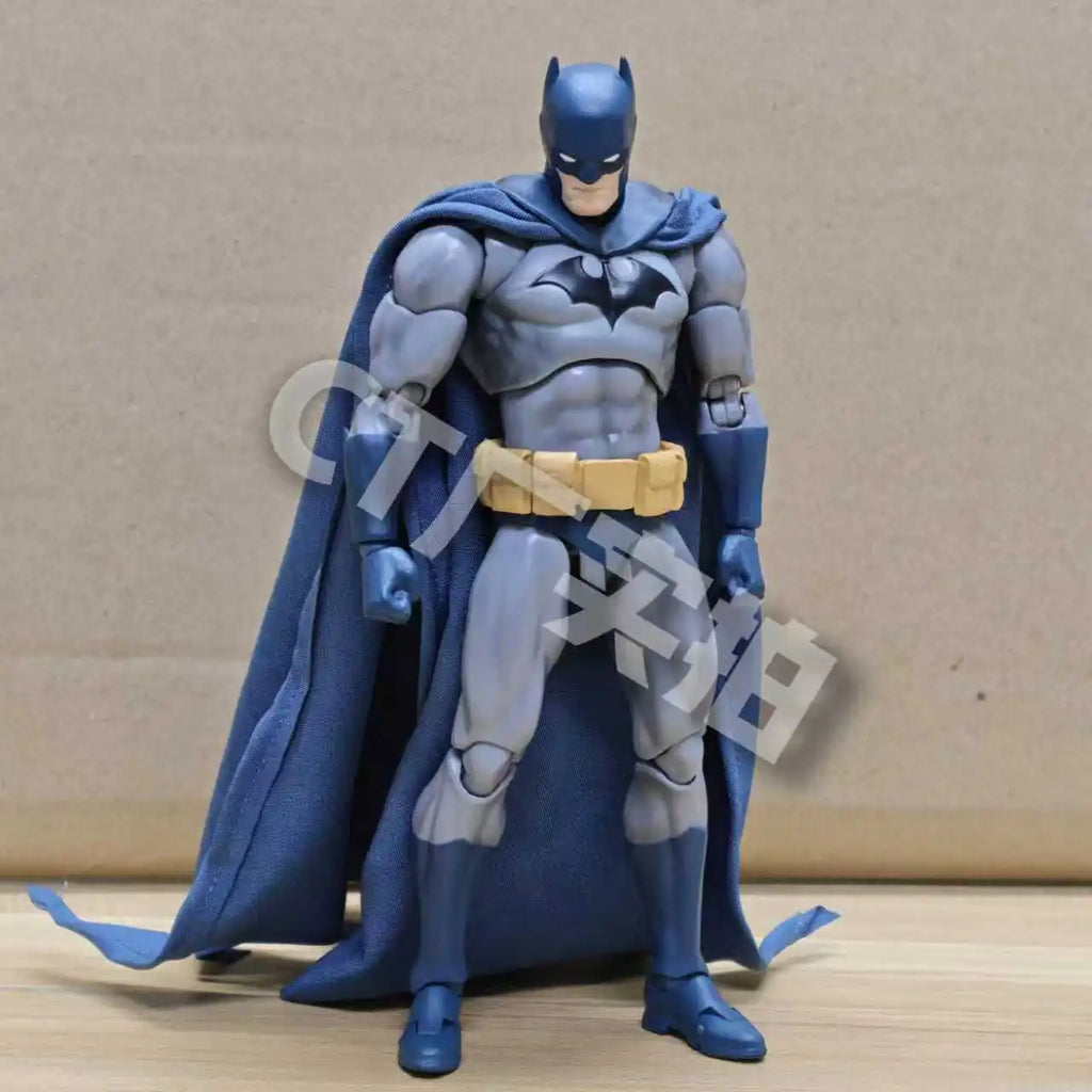 CT Toys Batman Figura Batman Mafex 105 Versión Azul Bat Man Figuras de Acción DC Liga de Justicia Hush Figurita Colección Regalos de Juguete
