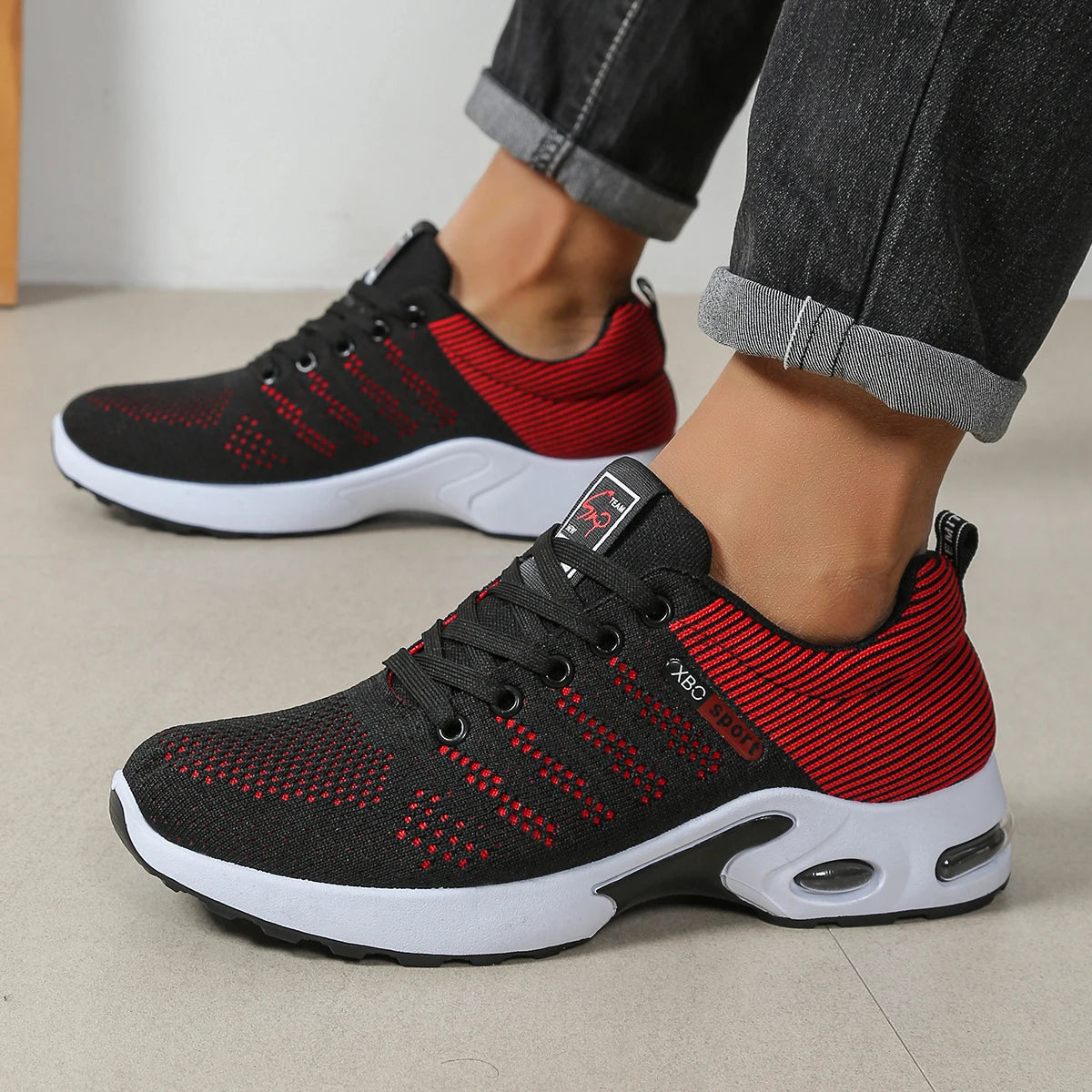 Zapatillas Deportivas Transpirables para Hombre con Cordones