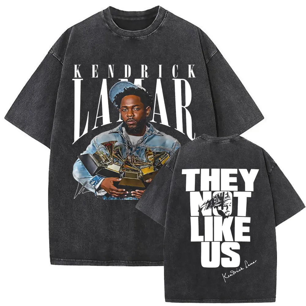 Camiseta Vintage Kendrick Lamar, Hip Hop Oversize, Unisex