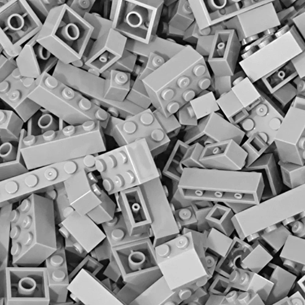 120/240 Uds. Juego de bloques de construcción a granel ciudad ladrillos clásicos montaje colorido DIY juguete creativo juguete educativo interactivo para niños