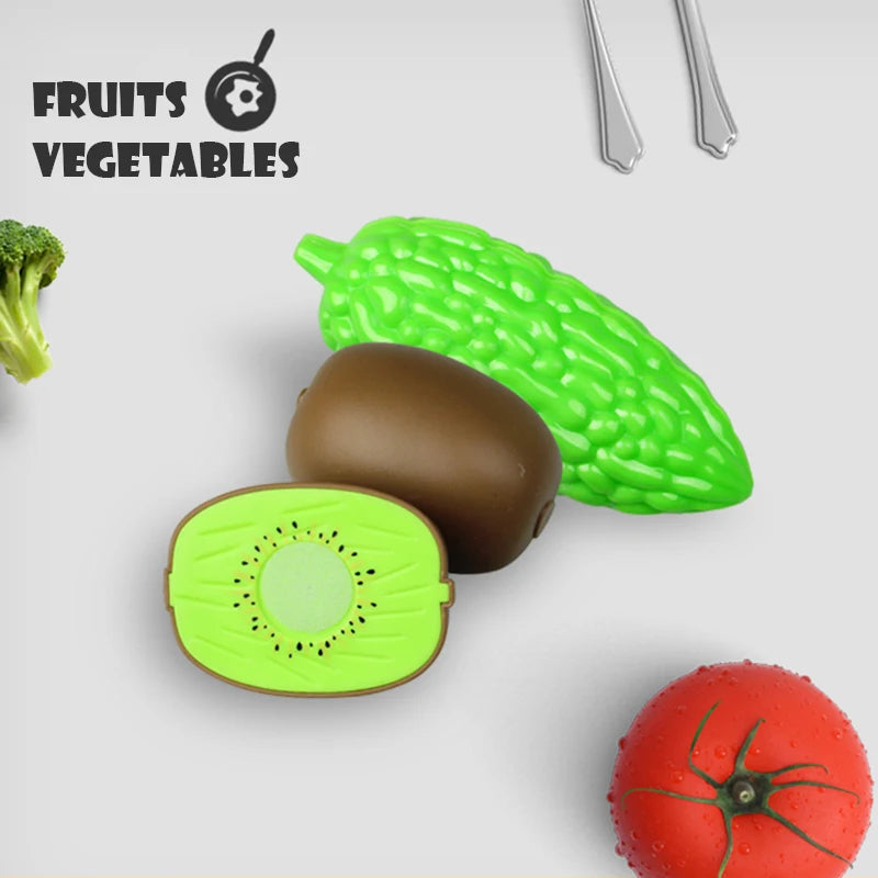 Juego de Corte de Frutas y Verduras para Niños Set de Cocina