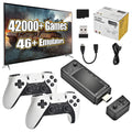 Consola de Juegos Retro X9 Pro 4K, Consola de Juegos Precargada con Más de 37000 Juegos Clásicos, Más de 45 Simuladores, Controles Inalámbricos de 2.4G, Juegos Retro para TV