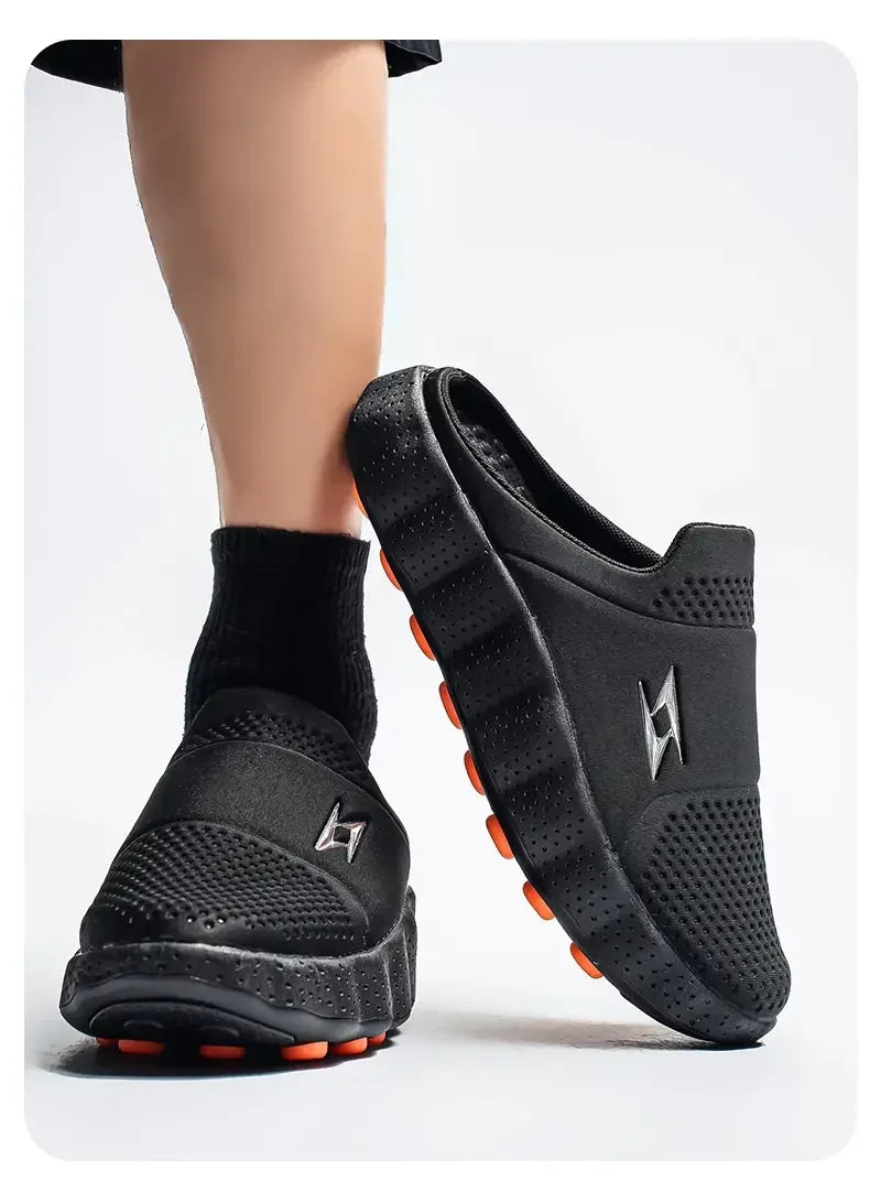 Mocasines casuales para hombre de tela transpirable y suela antideslizante