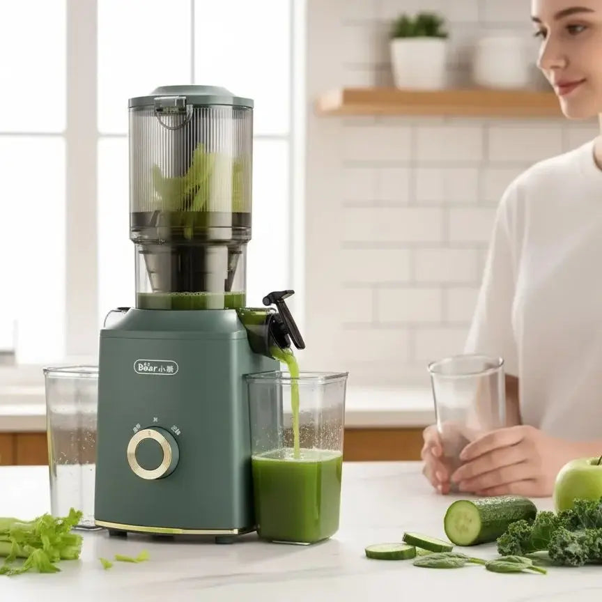 Extractor de Jugos Eléctrico Automático con Separador de Pulpa
