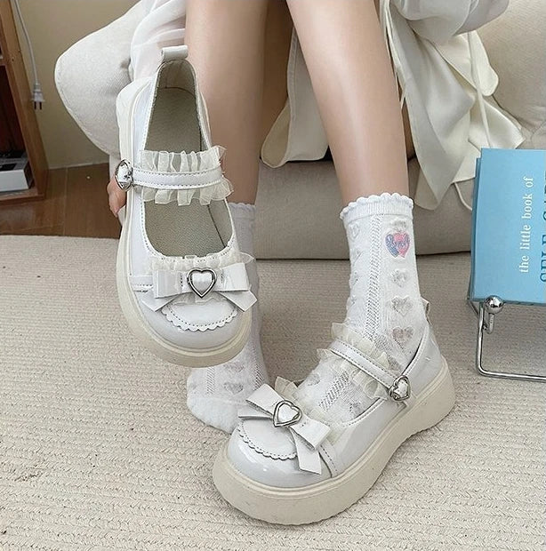 Zapatos Mary Jane con Plataforma y Hebilla para Mujer