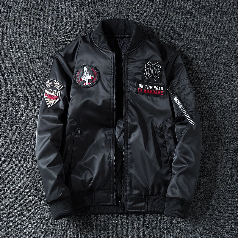 Campera MA1 Aviador para Hombre - Doble Cara Engrosada