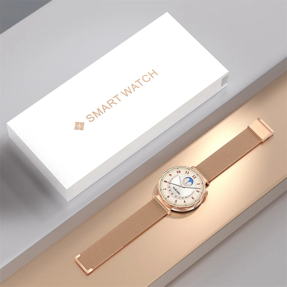 Reloj Inteligente Mujer AMOLED Bluetooth IP68