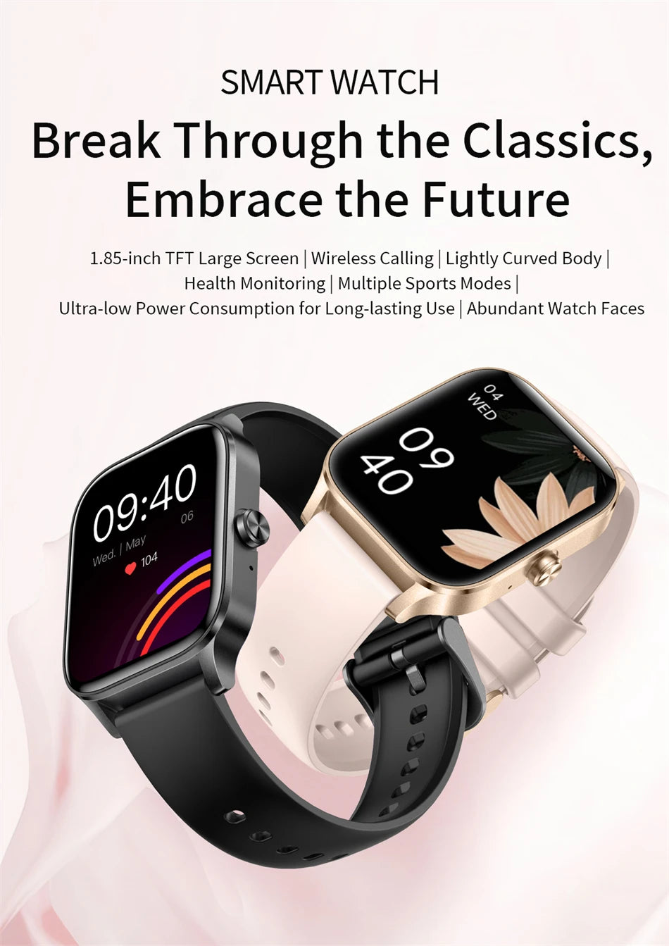 Reloj Inteligente LIGE con Llamadas y Monitor de Sueño