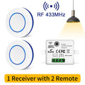 Interruptor de Luz Inalámbrico RF 433MHz con Relé