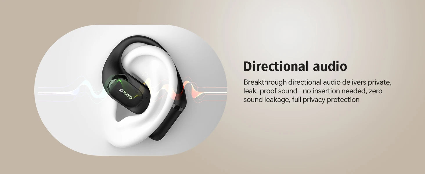 Ohayo T10 Auriculares Bluetooth Open Ear Digital