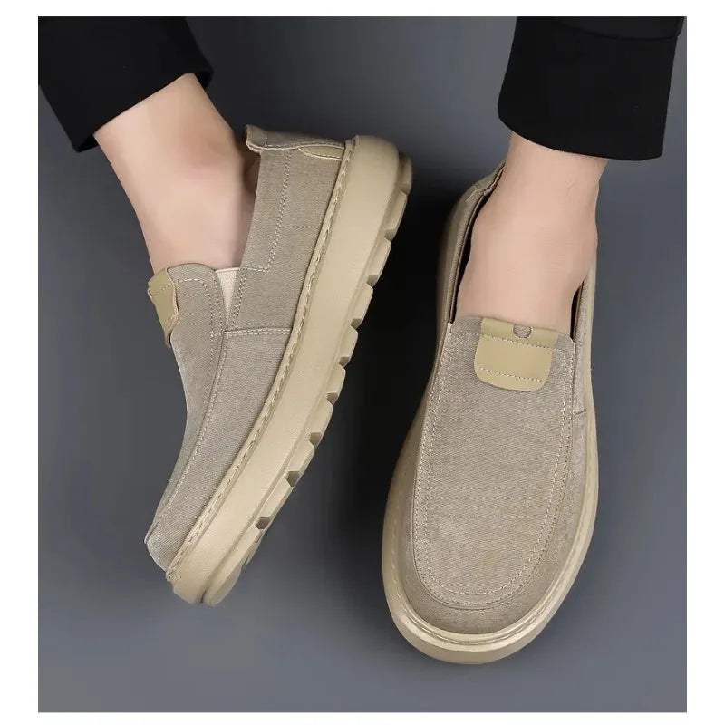 Mocasines informales transpirables para hombre sin cordones