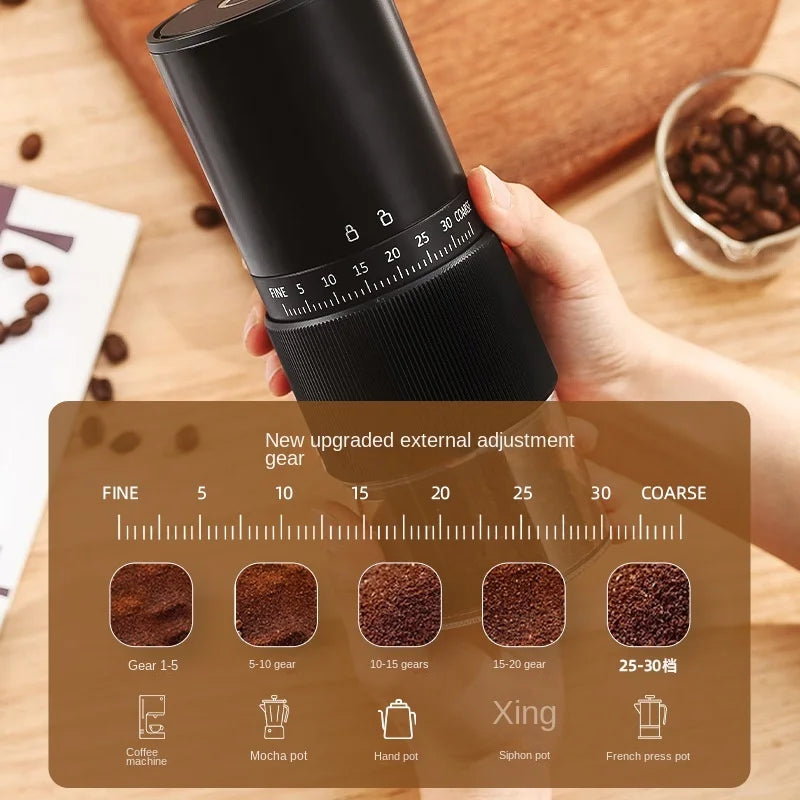 Molinillo de Café Portátil Manual 30 Engranajes