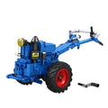 Serie de herramientas de simulación, conjunto de tractor de mano retro, bloques de construcción, detalles 1:10, restauración, diseños móviles, regalo nostálgico para niños