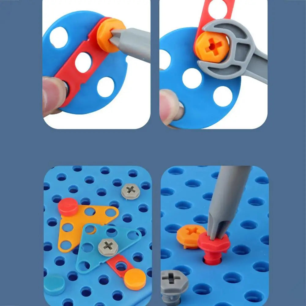 Set de Herramientas de Juguete para Niños con Taladro y Tuercas