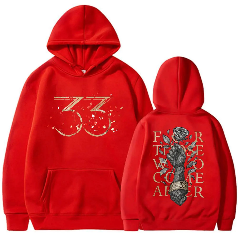 Sudadera con Capucha Clair Obscur Expedition 33, Ropa de Calle