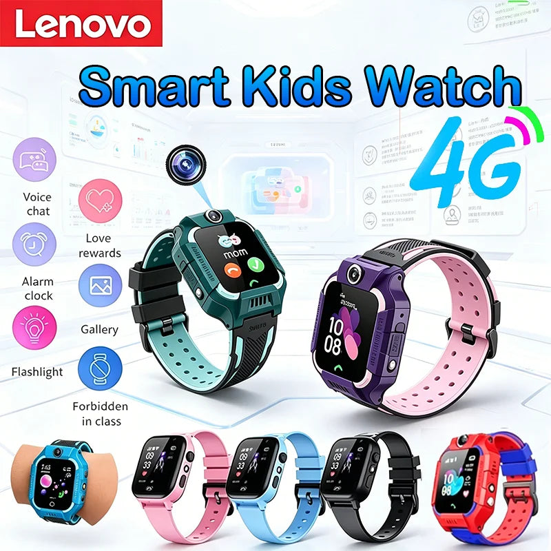 Reloj Inteligente 4G para Niños con GPS, Cámara y Llamadas